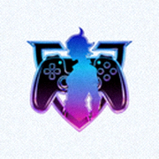 华体会电竞品牌标志，橙蓝渐变电竞风格Logo
